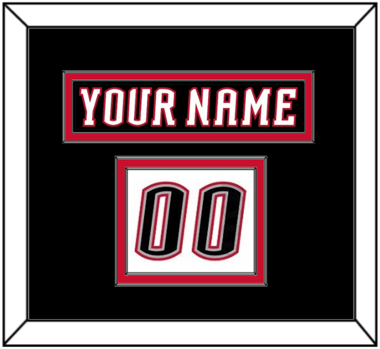 Buffalo Nameplate & Number (Shoulder) - Home White (1996-2006) - Signature Tier 2