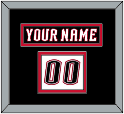 Buffalo Nameplate & Number (Shoulder) - Home White (1996-2006) - Signature Tier 2