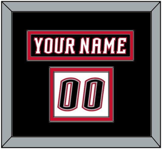 Buffalo Nameplate & Number (Shoulder) - Home White (1996-2006) - Signature Tier 2