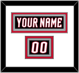 Buffalo Nameplate & Number (Shoulder) - Alternate Black - Triple Mat 1