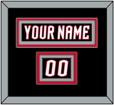 Buffalo Nameplate & Number (Shoulder) - Alternate Black - Triple Mat 2
