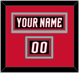 Buffalo Nameplate & Number (Shoulder) - Alternate Black - Triple Mat 3