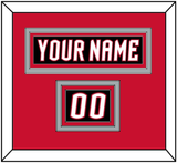 Buffalo Nameplate & Number (Shoulder) - Alternate Black - Triple Mat 3