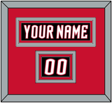 Buffalo Nameplate & Number (Shoulder) - Alternate Black - Triple Mat 3