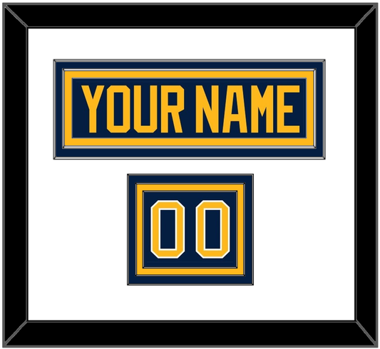 Buffalo Nameplate & Number (Shoulder) - Home Blue (2010-2020) - Premier Tier 1