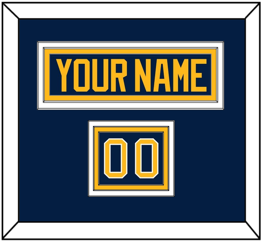 Buffalo Nameplate & Number (Shoulder) - Home Blue (2010-2020) - Premier Tier 2