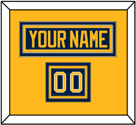 Buffalo Nameplate & Number (Shoulder) - Home Blue (2010-2020) - Premier Tier 3