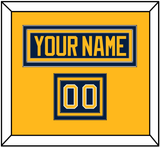 Buffalo Nameplate & Number (Shoulder) - Home Blue (2010-2020) - Triple Mat 3