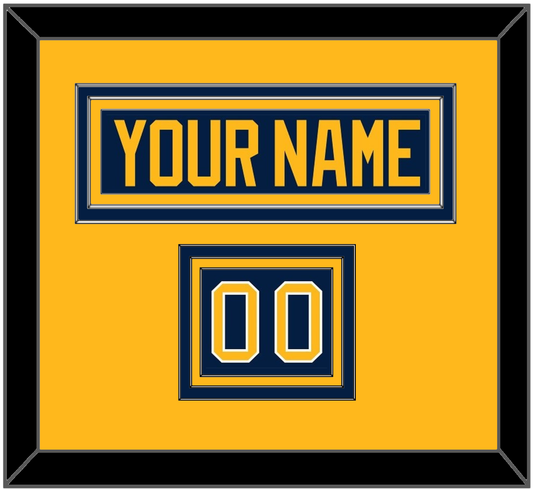 Buffalo Nameplate & Number (Shoulder) - Home Blue (2010-2020) - Premier Tier 3
