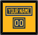 Buffalo Nameplate & Number (Shoulder) - Home Blue (2010-2020) - Triple Mat 3