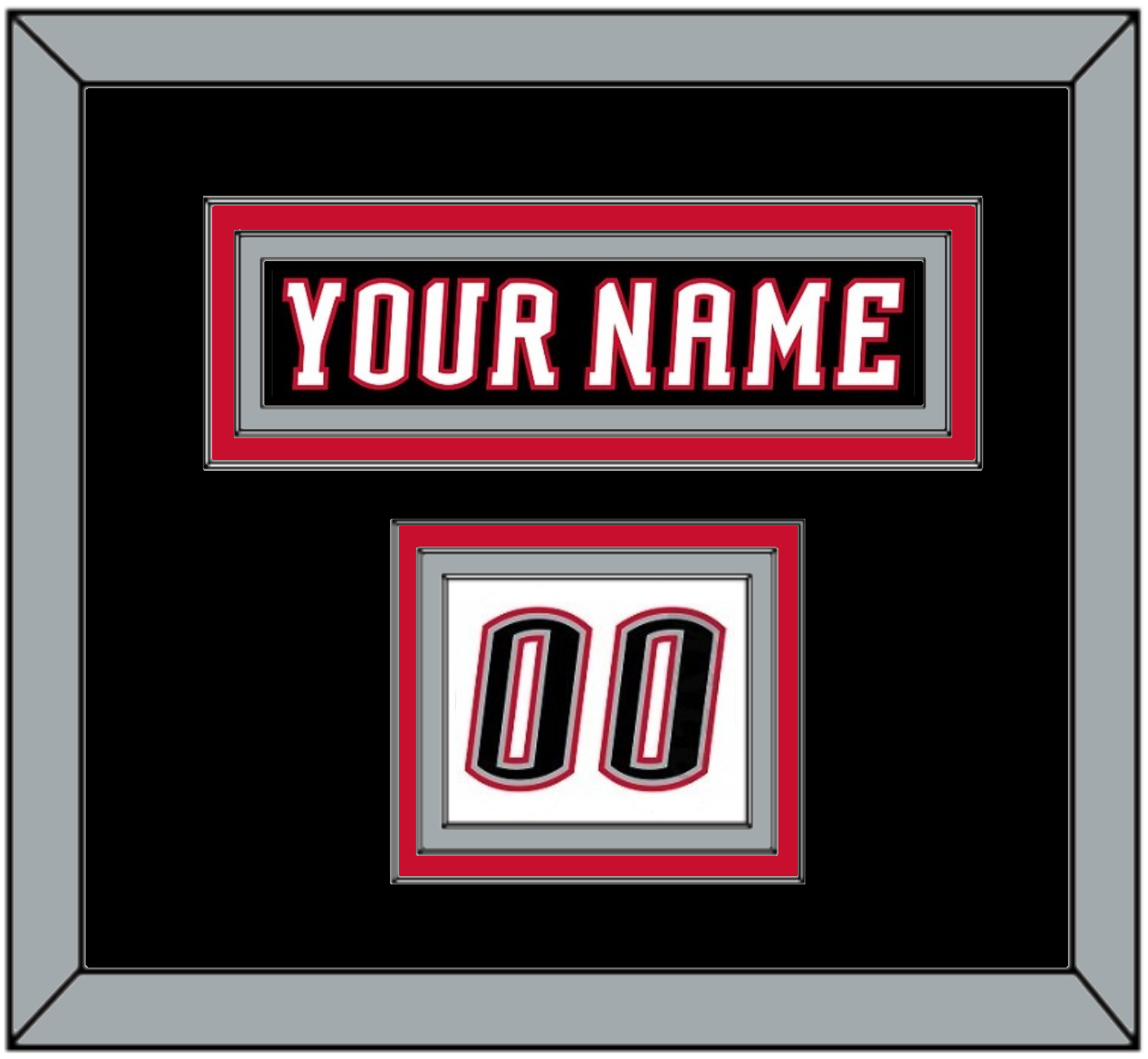 Buffalo Nameplate & Number (Shoulder) - Home White (1996-2006) - Premier Tier 2
