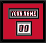 Buffalo Nameplate & Number (Shoulder) - Home White (1996-2006) - Triple Mat 3