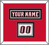 Buffalo Nameplate & Number (Shoulder) - Home White (1996-2006) - Triple Mat 3