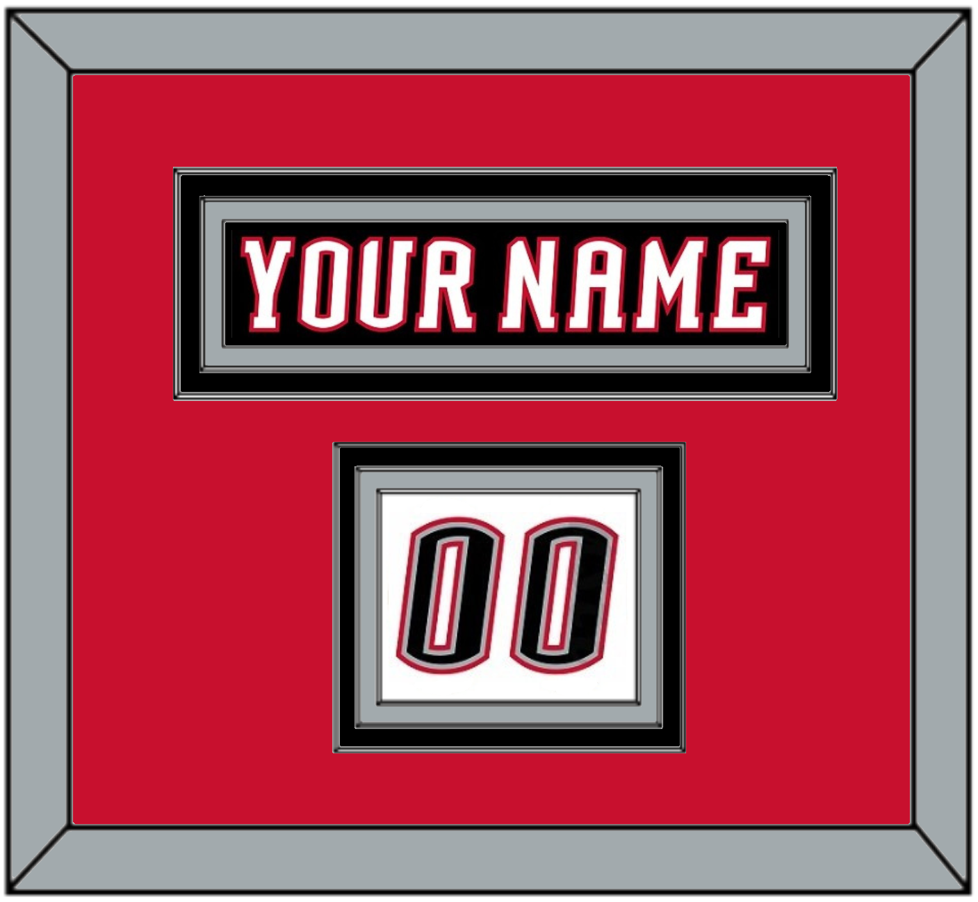 Buffalo Nameplate & Number (Shoulder) - Home White (1996-2006) - Premier Tier 3