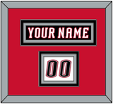 Buffalo Nameplate & Number (Shoulder) - Home White (1996-2006) - Triple Mat 3