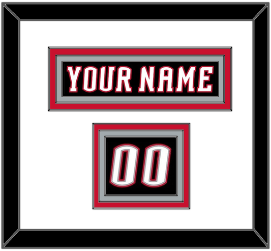 Buffalo Nameplate & Number (Shoulder) - Road Black (1996-2006) - Premier Tier 1