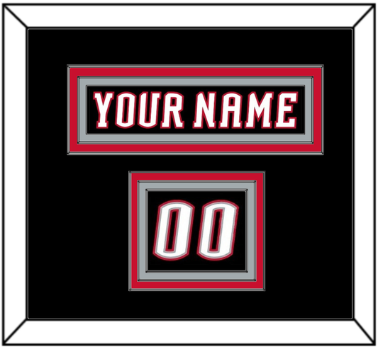 Buffalo Nameplate & Number (Shoulder) - Road Black (1996-2006) - Premier Tier 2
