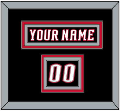 Buffalo Nameplate & Number (Shoulder) - Road Black (1996-2006) - Premier Tier 2