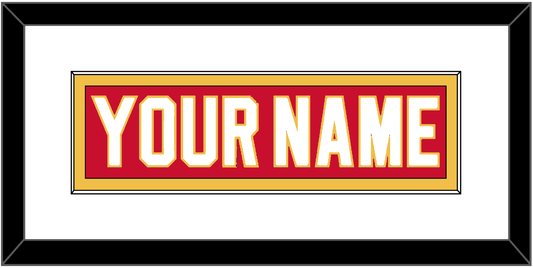Calgary Nameplate - Road Red (1980-1994) - Essential Tier 1