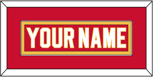 Calgary Nameplate - Road Red (1980-1994) - Essential Tier 2