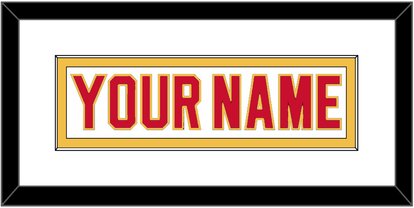 Calgary Nameplate - Home White (1980-1994) - Essential Tier 2