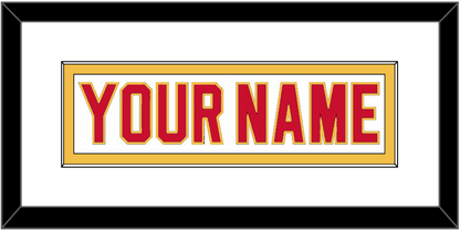 Calgary Nameplate - Home White (1980-1994) - Essential Tier 2