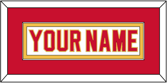 Calgary Nameplate - Home White (1980-1994) - Essential Tier 3