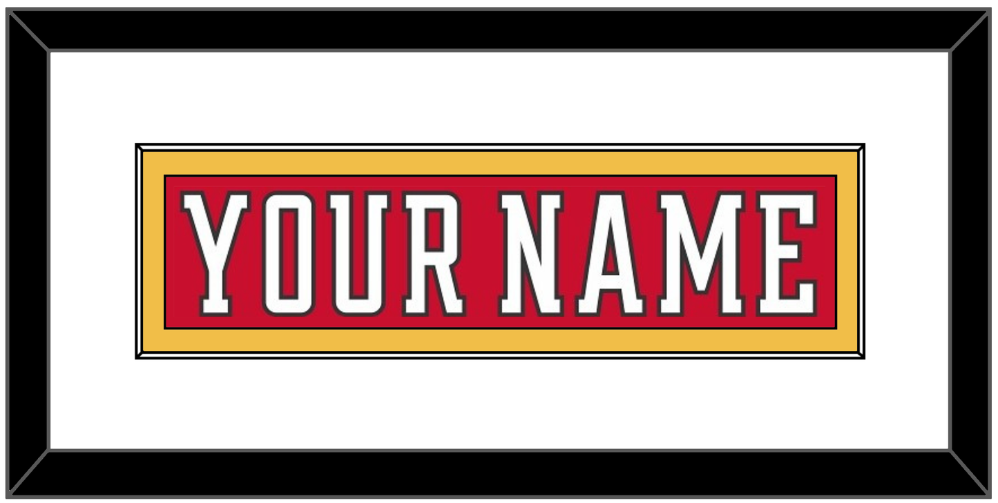 Calgary Nameplate - Home Red (2017-2020) - Essential Tier 1