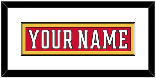 Calgary Nameplate - Home Red (2017-2020) - Essential Tier 1