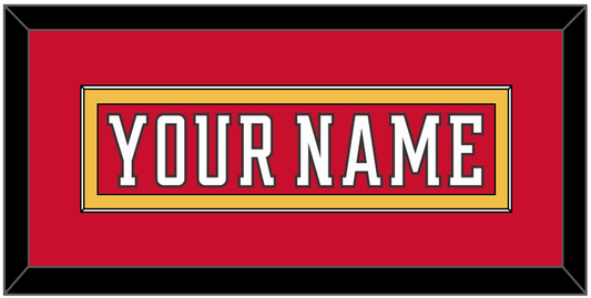 Calgary Nameplate - Home Red (2017-2020) - Essential Tier 3