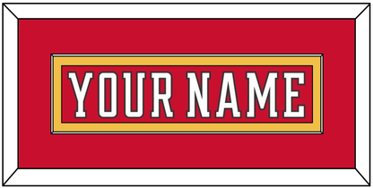 Calgary Nameplate - Home Red (2017-2020) - Essential Tier 3