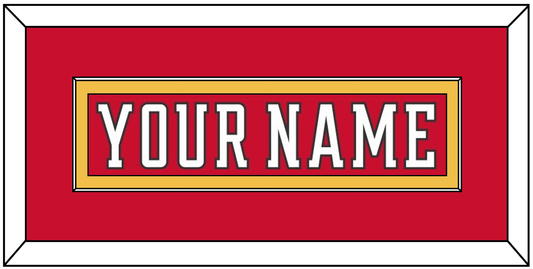 Calgary Nameplate - Home Red (2017-2020) - Essential Tier 3