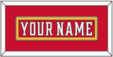 Calgary Nameplate - Home Red (2017-2020) - Single Mat 3