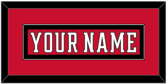 Calgary Nameplate - Home Red (2017-2020) - Essential Tier 4