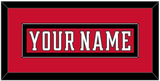 Calgary Nameplate - Home Red (2017-2020) - Single Mat 4