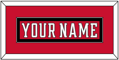 Calgary Nameplate - Home Red (2017-2020) - Essential Tier 4