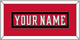Calgary Nameplate - Home Red (2017-2020) - Single Mat 4