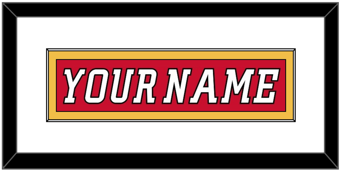 Calgary Nameplate - Home Red (2007-2017) - Essential Tier 1