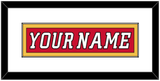Calgary Nameplate - Home Red (2007-2017) - Single Mat 1