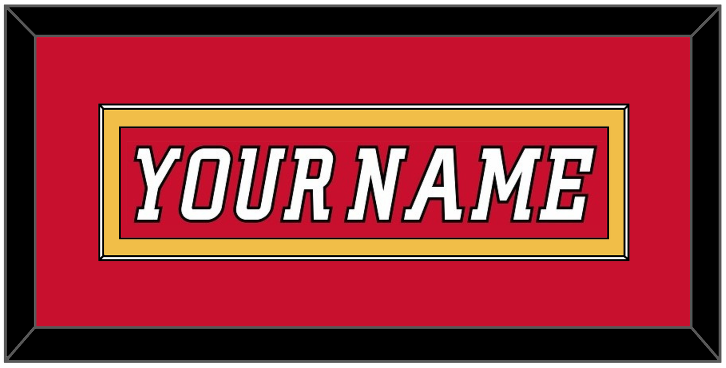 Calgary Nameplate - Home Red (2007-2017) - Essential Tier 3