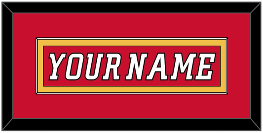 Calgary Nameplate - Home Red (2007-2017) - Essential Tier 3