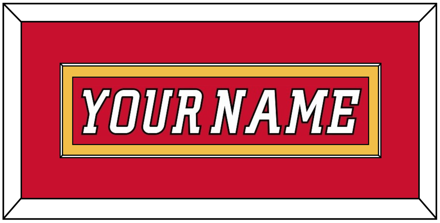 Calgary Nameplate - Home Red (2007-2017) - Essential Tier 3