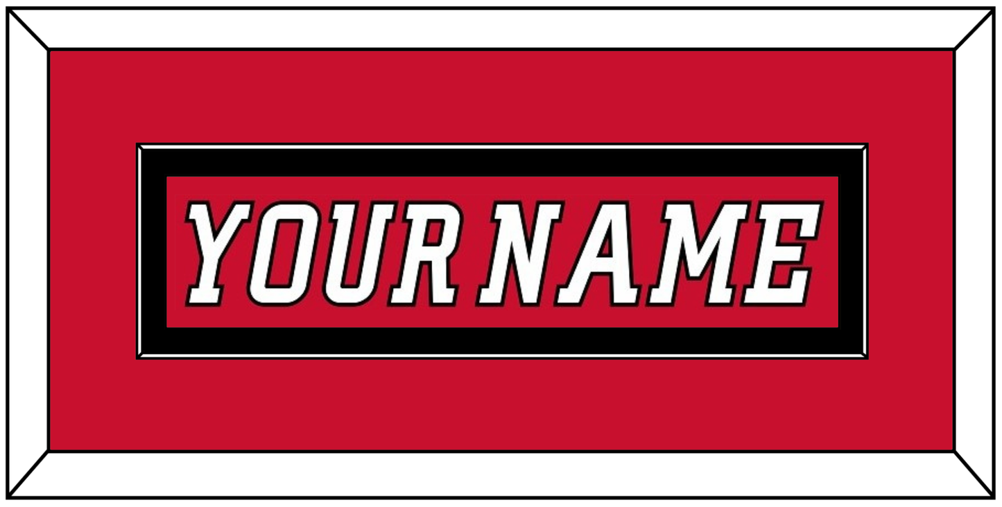 Calgary Nameplate - Home Red (2007-2017) - Essential Tier 4