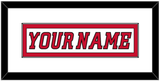 Calgary Nameplate - Road White (2007-2017) - Single Mat 1