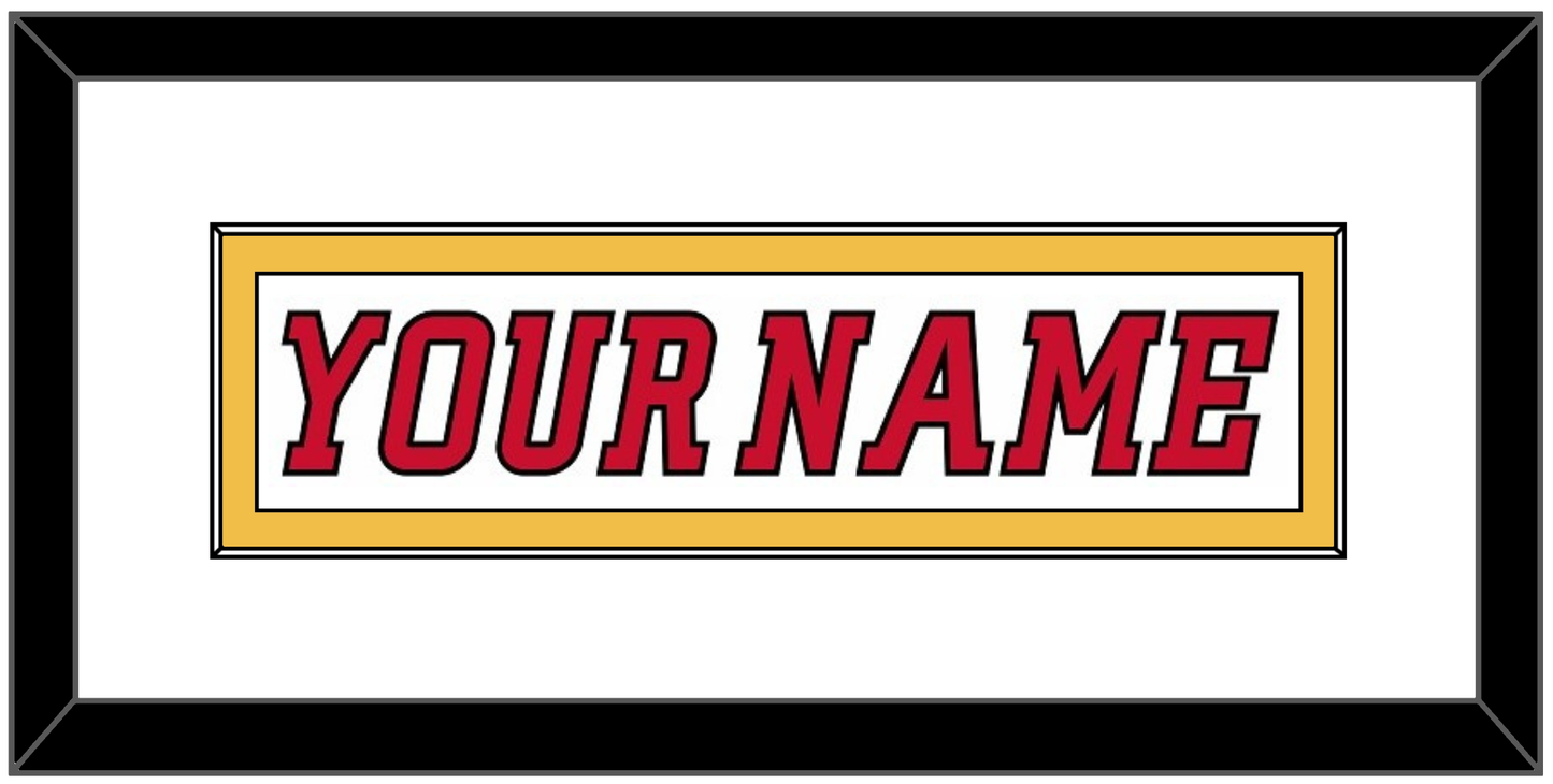 Calgary Nameplate - Road White (2007-2017) - Essential Tier 2