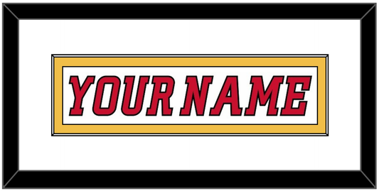 Calgary Nameplate - Road White (2007-2017) - Essential Tier 2