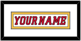 Calgary Nameplate - Road White (2007-2017) - Single Mat 2