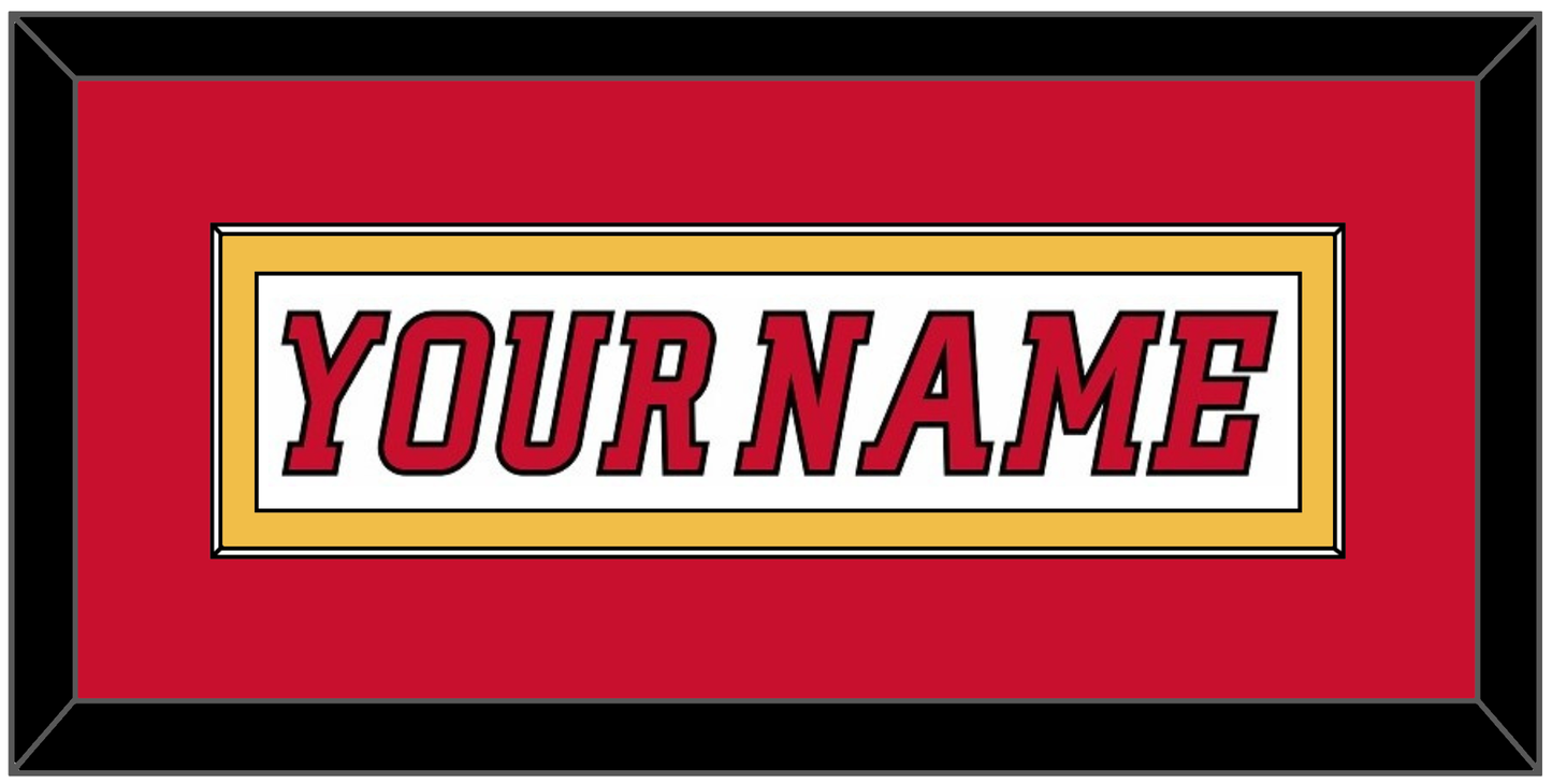 Calgary Nameplate - Road White (2007-2017) - Essential Tier 3