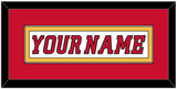 Calgary Nameplate - Road White (2007-2017) - Single Mat 3