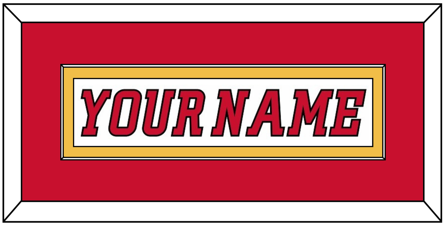 Calgary Nameplate - Road White (2007-2017) - Essential Tier 3